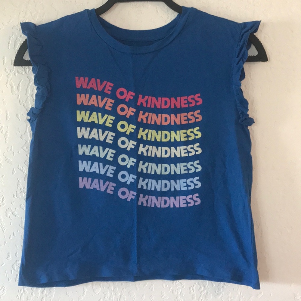 Gymboree size Large Wave of Kindness shirt